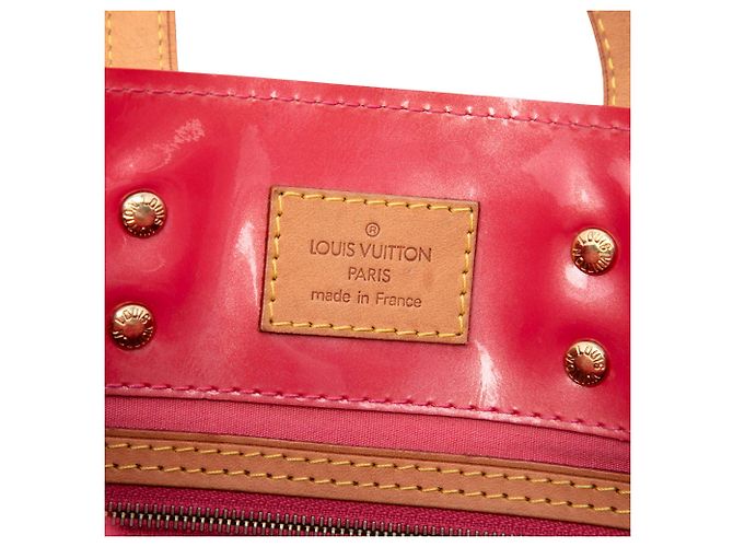 Louis Vuitton Pink Monogram Vernis Reade PM Rosa - vista 5