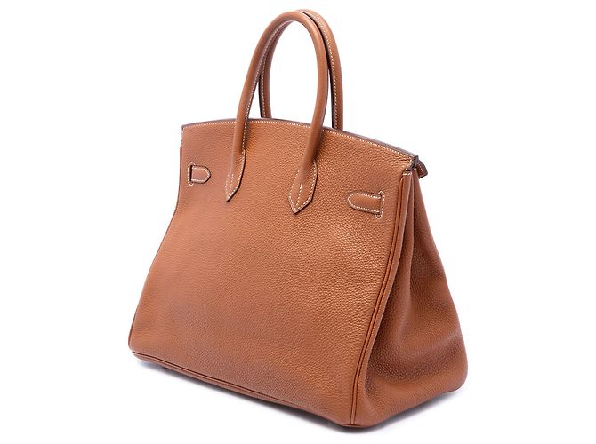 Hermès Brown Togo Birkin Retourne 35 Marrone - vista 2