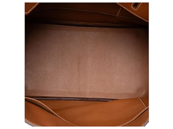 Hermès Brown Togo Birkin Retourne 35 Marrone - vista 4