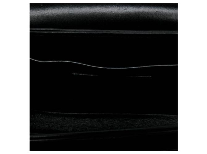Autre Marque Sac Solferino Saint Laurent Small en cuir de veau noir avec boîte - vue 4