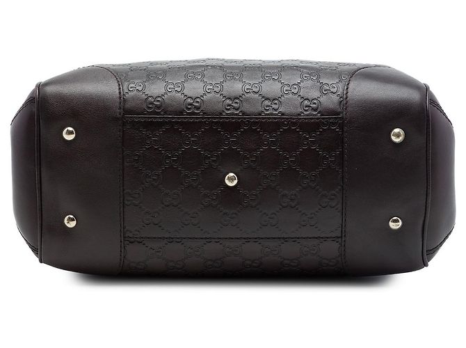 Borsa Tote Gucci Brown Guccissima Mayfair Marrone Marrone scuro - vista 3