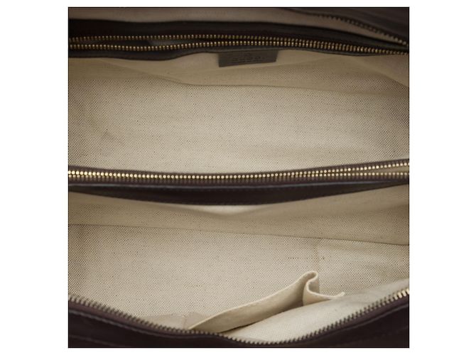 Borsa Tote Gucci Brown Guccissima Mayfair Marrone Marrone scuro - vista 4
