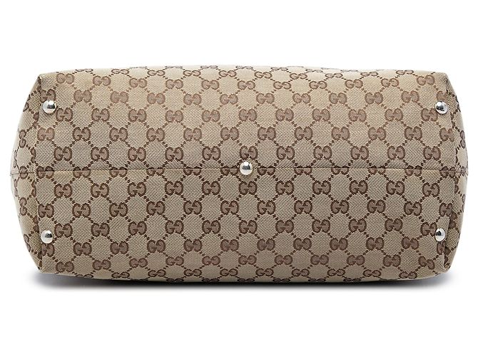 Gucci Beige GG Canvas Icon Bit Tote - Ansicht 3