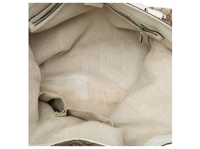 Gucci Beige GG Canvas Icon Bit Tote - Ansicht 4
