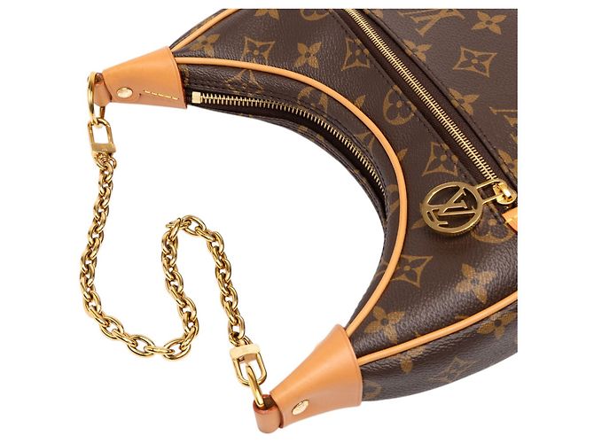 Louis Vuitton Brown Monogram Loop Marrone - vista 6
