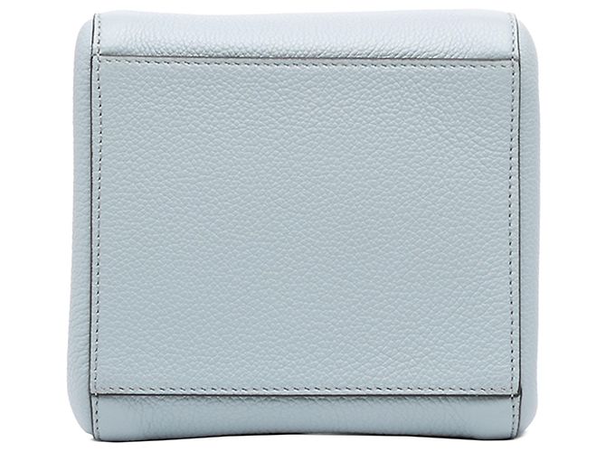 Fendi Blue Mini Origami Schultertasche aus Leder - Ansicht 3