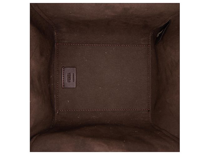 Fendi Blue Mini Origami Schultertasche aus Leder - Ansicht 4