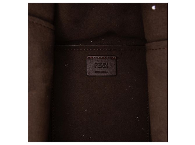 Fendi Blue Mini Origami Schultertasche aus Leder - Ansicht 5