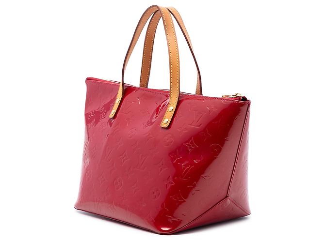 Louis Vuitton Red Monogram Vernis Bellevue PM Rosso - vista 2
