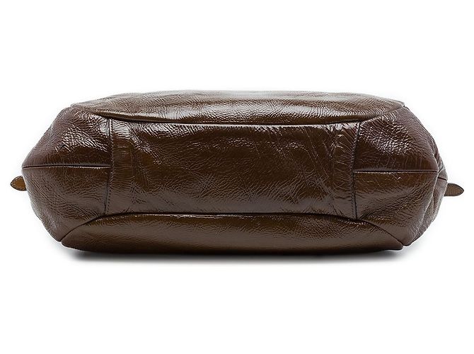 Prada Brown Sfumata Vernice Ombre Tote Braun - Ansicht 3