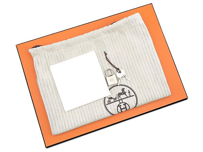 Hermès White Micro Swift Lucky Daisy Picotin Lock 14 Bianco Crudo - vista 5