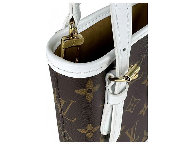 Louis Vuitton Brown LV Match Monogram Nano Bucket - vista 8
