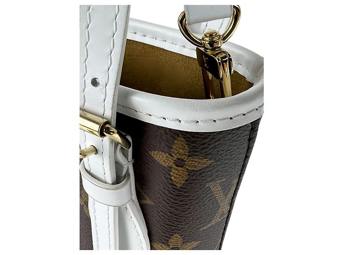 Louis Vuitton Brown LV Match Monogram Nano Bucket - vista 9