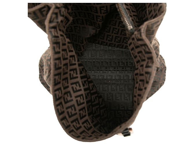 Fendi Zucchino Canvas Tote braun - Ansicht 4