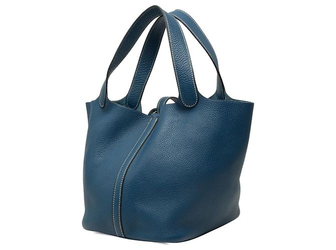 Hermès Blue Clemence Picotin 18 - vista 2