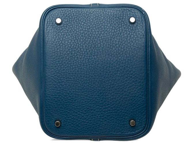 Hermès Blue Clemence Picotin 18 - vista 3