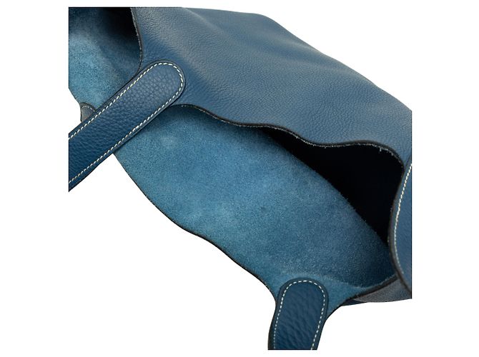Hermès Blue Clemence Picotin 18 - vista 6