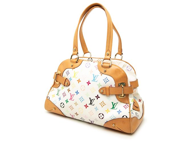 Louis Vuitton White Monogram Multicolore Claudia - view 2
