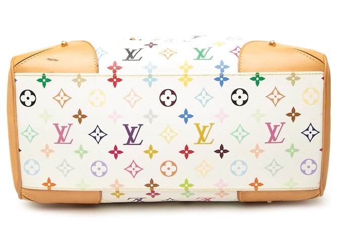 Louis Vuitton White Monogram Multicolore Claudia - view 3