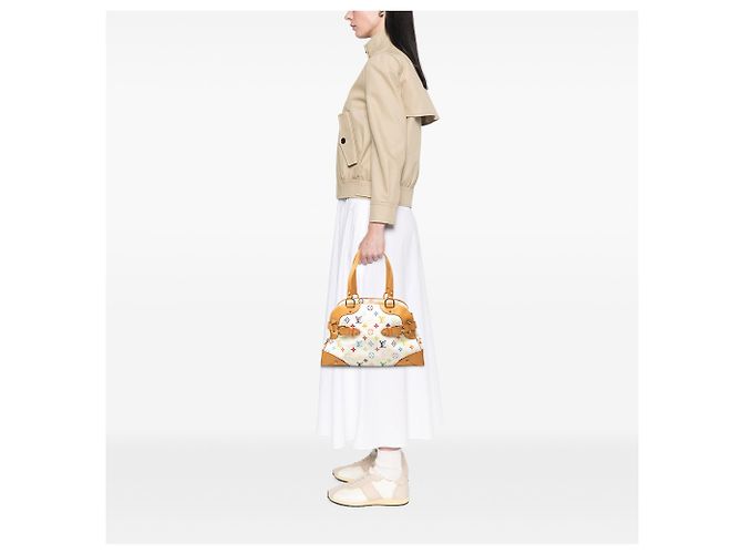 Louis Vuitton White Monogram Multicolore Claudia - view 7