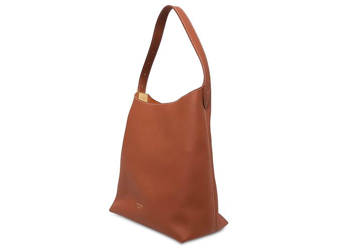Louis Vuitton Low Key Hobo MM em couro de bezerro grão marrom - vista 2