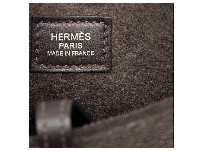 Hermès Brown Feutre and Swift Evelyne I TPM Castaño Marrón oscuro - vista 5