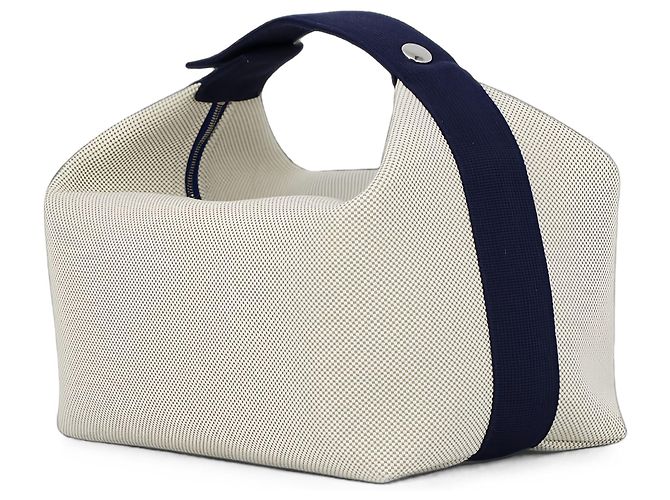 Hermès Beige Large Toile Bride A Brac Cabriole Case - vista 2