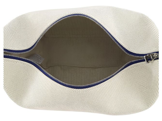 Hermès Beige Large Toile Bride A Brac Cabriole Case - vista 4