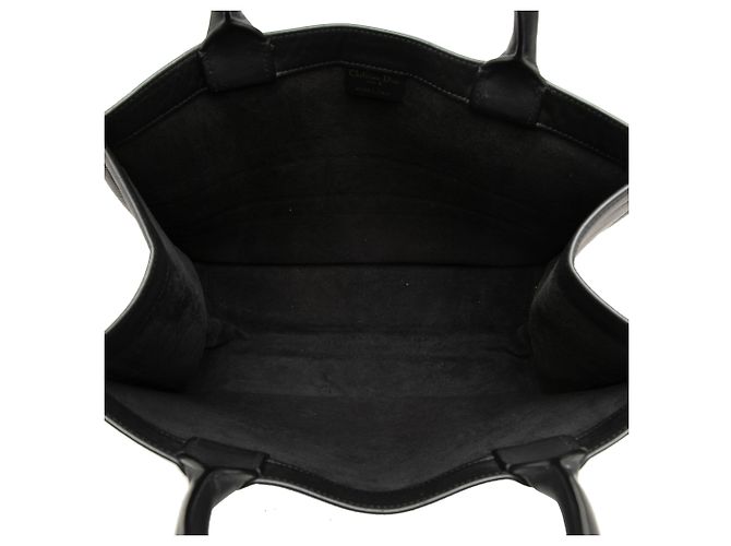 Dior Book Tote Medium de piel grabada negra Negro - vista 4