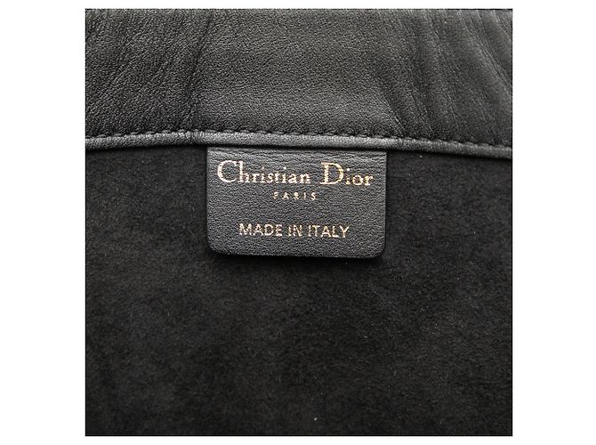 Dior Book Tote Medium de piel grabada negra Negro - vista 5