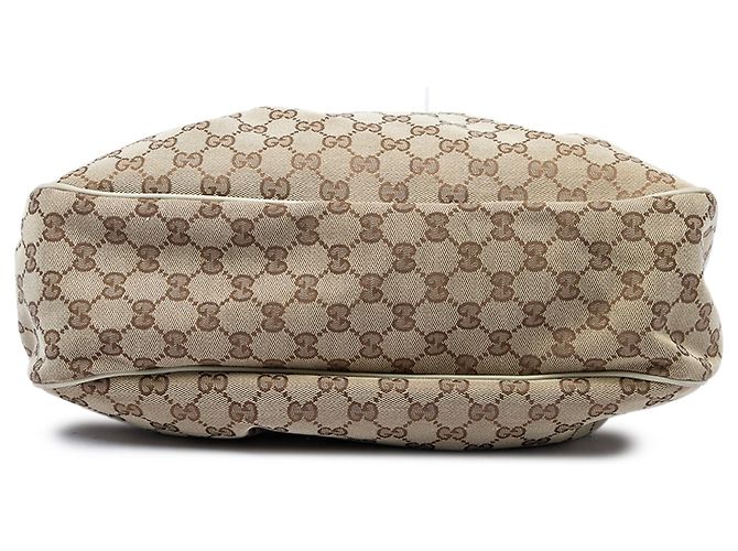 Borsa a tracolla Gucci Beige GG Canvas Sukey - vista 3