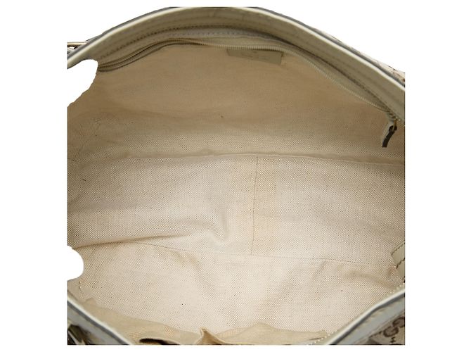 Borsa a tracolla Gucci Beige GG Canvas Sukey - vista 4