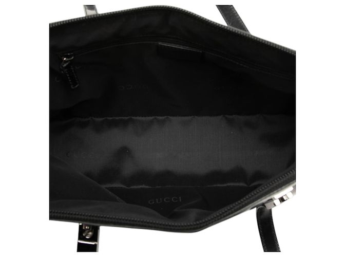 Bolso de hombro Gucci de charol negro - vista 4