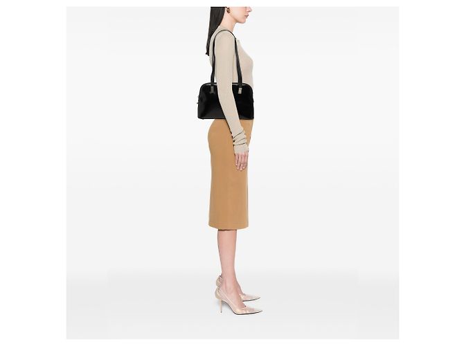 Bolso de hombro Gucci de charol negro - vista 6