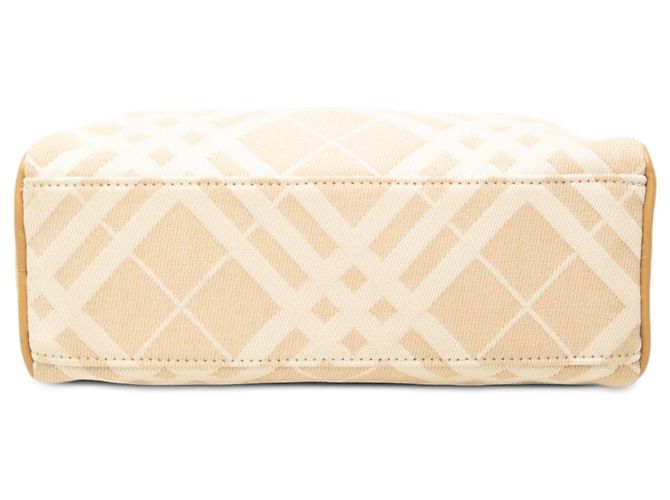 Burberry Beige Nova Check Canvas Schultertasche - Ansicht 3