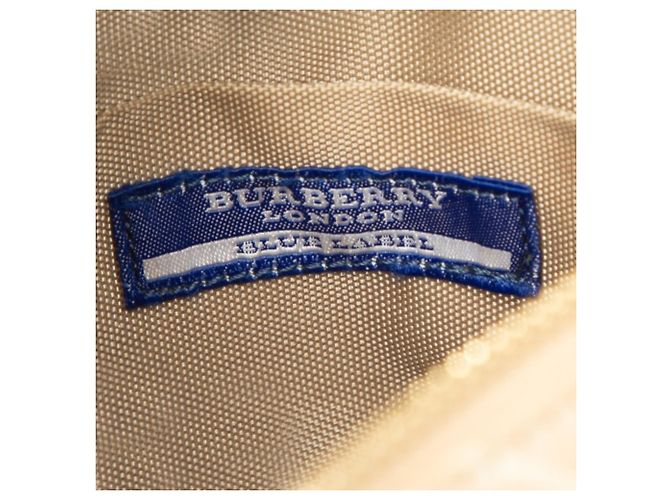Burberry Beige Nova Check Canvas Schultertasche - Ansicht 5