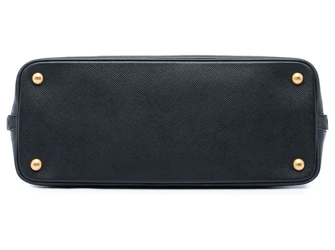 Prada Black Saffiano Cuir Dome Handbag - view 3