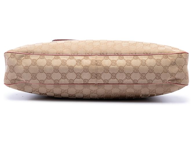 Borsa a tracolla Gucci Charmy in tela GG beige - vista 3