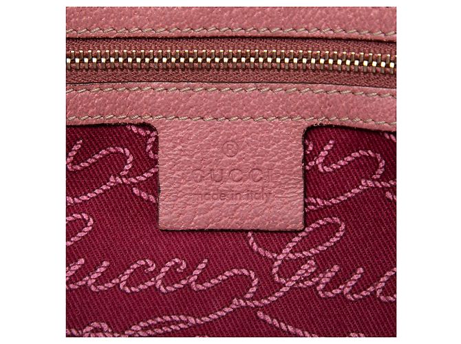Borsa a tracolla Gucci Charmy in tela GG beige - vista 5