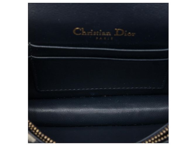 Dior Blue Oblique Canvas Saddle Belt Bag Navy blue - view 4