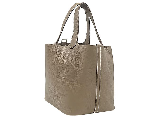 Hermès Brown Clemence Picotin Lock 22 - vue 2