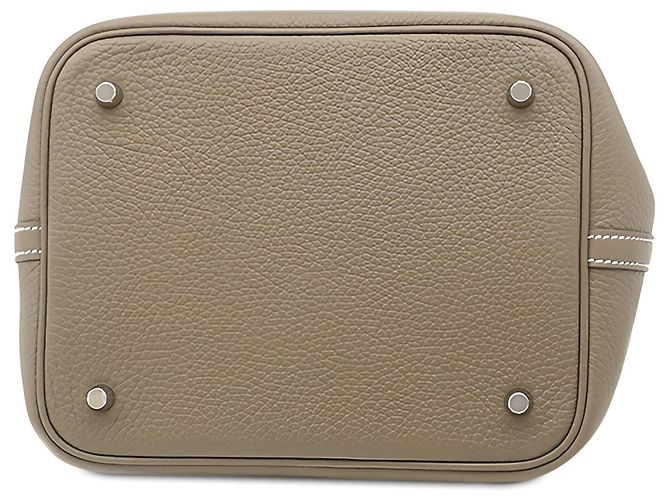 Hermès Brown Clemence Picotin Lock 22 - vue 3