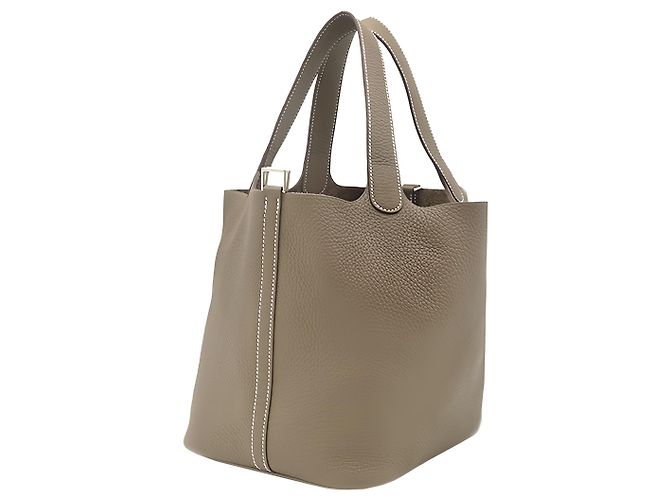 Hermès Brown Clemence Picotin Lock 22 - vue 7