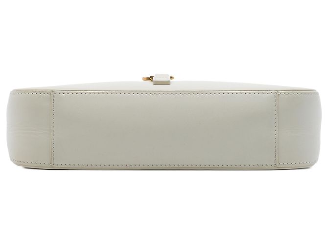 Autre Marque Saint Laurent Le 5 a 7 in pelle di vitello liscia bianca Bianco Bianco sporco - vista 3