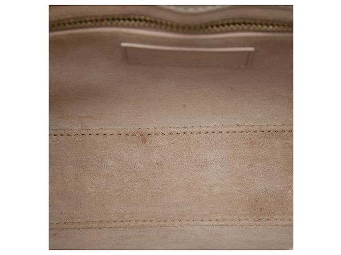 Autre Marque Saint Laurent Le 5 a 7 in pelle di vitello liscia bianca Bianco Bianco sporco - vista 4