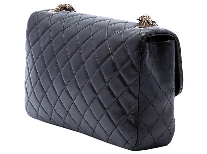 Chanel Black Medium Quilted Lambskin Westminster Pearl Flap Schwarz - Ansicht 2