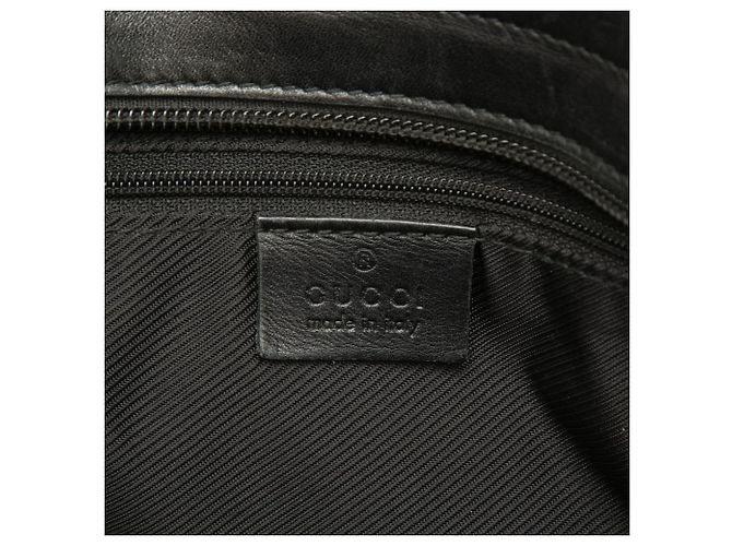 Tote Gucci in tela GG nera Nero - vista 5