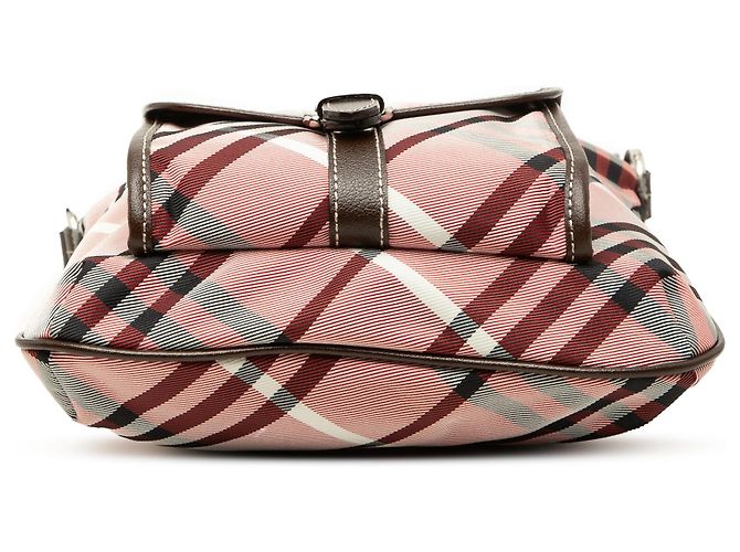 Burberry Pink Nova Check Canvas Blue Label Candy Crossbody - view 3