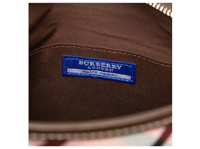 Burberry Pink Nova Check Canvas Blue Label Candy Crossbody - view 5