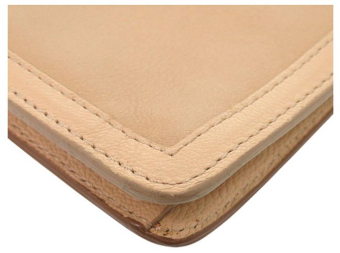 Clutch a Busta Chameleon Fendi in pelle bicolore beige - vista 15
